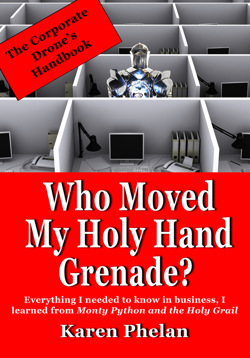 Book cover for Who Moved My Holy Hand Grenade?